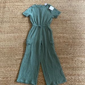 Green Zara Girls Romper NWT